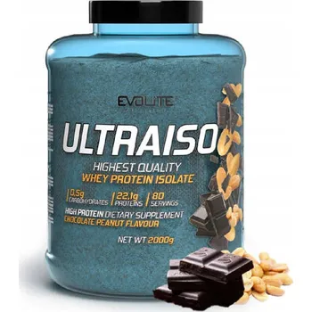Protein Protein proteinový izolát - WPI Evolite Nutrition prášek 2000 g příchuť čokoláda a ořech