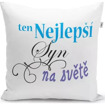 Polštář Sablio Polštář Ten nejlepší syn na světě: 40x40 cm
