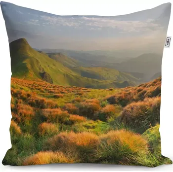 Polštář Sablio Polštář Travnatá krajina - 40x40 cm