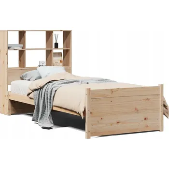 Ložnice Postel s regálem, bez matrace, 90x200 cm, borovice
