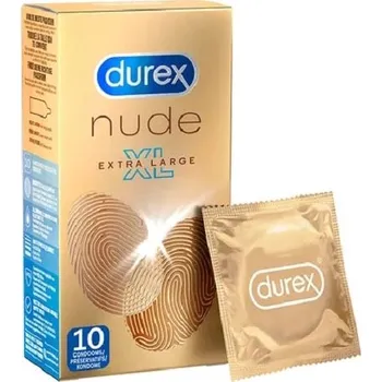 Kondom Kondomy Durex Nude Condoms XL 10 ks