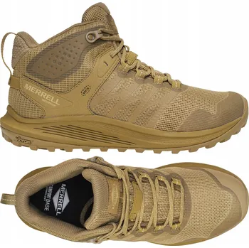 Pánská obuv Vysoké boty Merrell Nova 3 Mid Tactical Waterproof, velikost 45, béžové