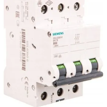Jistič Jistič Siemens 3P B 50A 6kA AC 5SL6350-6