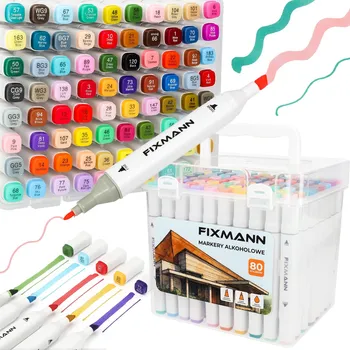 Lihové Fixy Popisovače Fixy Oboustranné Popisovače 80 Kusů