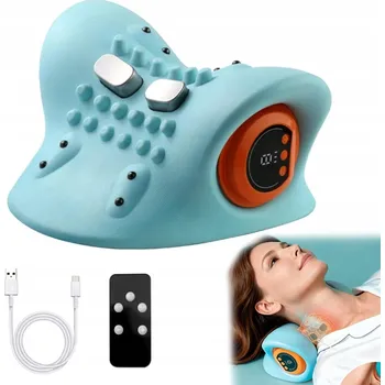 Masážní přístroj EMS POLŠTÁŘ SHIATSU PRO MASÁŽ KRKU, ŠÍJE A ZAD, MASÁŽNÍ A ZAHŘÍVACÍ MASÁŽNÍ PŘÍSTROJ