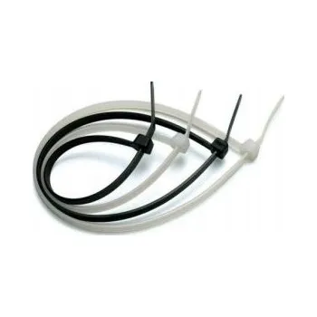 Stahovací páska Nylonové stahovací pásky Techly 280x4,8mm, 100 kusů