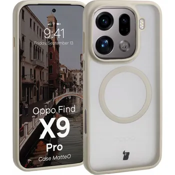 Pouzdro na mobilní telefon Pouzdro s magnetickým kroužkem Bizon pro Oppo Find X9 Pro, pouzdro pro MagSafe