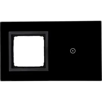 vypínač Jednopólový dotykový vypínač Kontakt-simon černý DSTR210/73