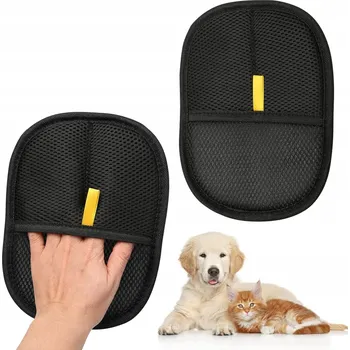 Kosmetika pro psa Rukavice na srst pro psy a kočky – pro dlouhou i krátkou srst – k odstranění a vyčesávání