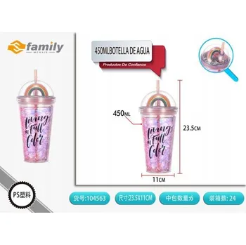 Hrnek s dvojitou stěnou, víčko s květem třešně 450 ml 1 Ks