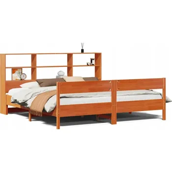 Postel Dřevěná manželská postel VidaXL 180x200 cm borovice