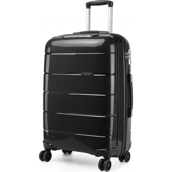 Kono K1997L Kufr spinner 74cm Černý Polypropylen