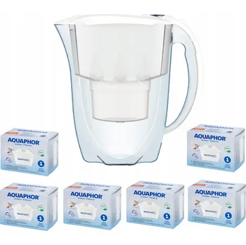 Filtrační konvice Filtrační Konvice na vodu Aquaphor 2,8 l bílá + 6 filtračních vložek Maxfor