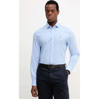 Pánská košile Košile Tommy Hilfiger MW0MW38347 modrá 50X, vel. 44