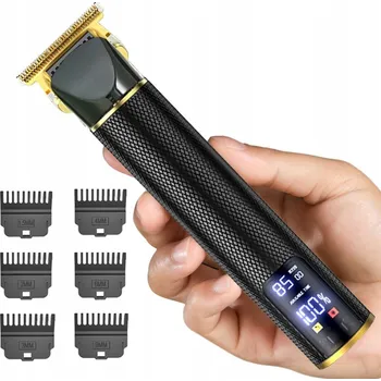 BARBERSKÝ TRIMMER STROJEK HOLICÍ STROJEK NA HOLENÍ, STŘÍHÁNÍ VLASŮ A VOUSŮ PRO BARBER SHOP