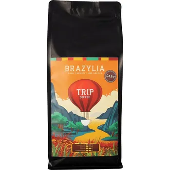 Káva Káva zrnková Arabica TRIP Coffee Brazílie Dark 1000 g