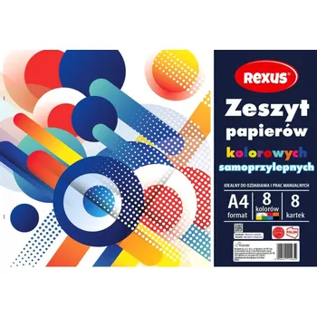 Barevný papír Barevný papír A4 Beniamin, 8 listů, 80 g/m2