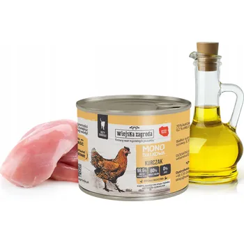Krmivo pro kočku Wiejska Zagroda vlhké krmivo MONOPROTEINOVÉ Krmivo pro kočky Kuře 200g