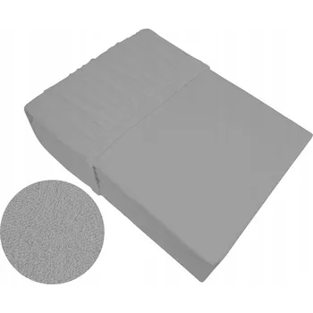 Prostěradlo Froté Prostěradlo s gumou 120x200 OCELOVÉ (výška matrace 25 cm)