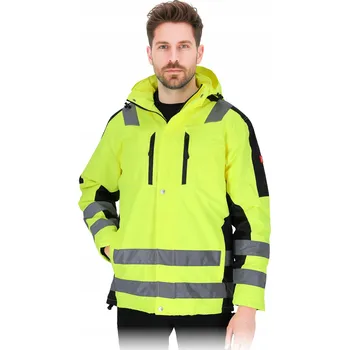 Pracovní obuv Výstražná zateplená prodloužená bunda Reis GLASGOW-LJ YB vel. 2XL