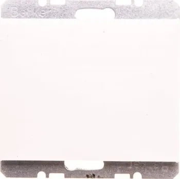 vypínač BERKER K.1 Záslepka s čelní deskou bílá 10457009 HAGER