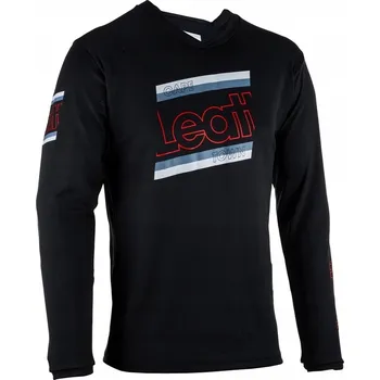 cyklistický dres LEATT CYKLISTICKÝ DRES MTB ENDURO 4.0 JERSEY BLACK ČERNÁ VELIKOST S