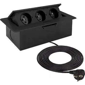 Elektrická zásuvka Elektrická Zásuvka na pracovní desku Design Light, bílá