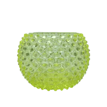 Váza Váza 18cm - Hobnail – Ananas - uranová žluť | 100962