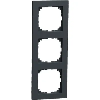 vypínač Rámeček, Merten M-Pure, trojnásobný, Antracit SCHNEIDER MEG4030-3614