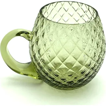 přísavka na sklo Třetinka 0,3l - Káro - lesní zelená | 95544