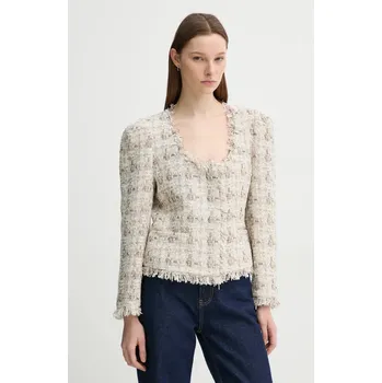 Dámské sako Blazer s příměsí vlny MUNTHE SABU 244151424403 béžová 01X, vel. 38