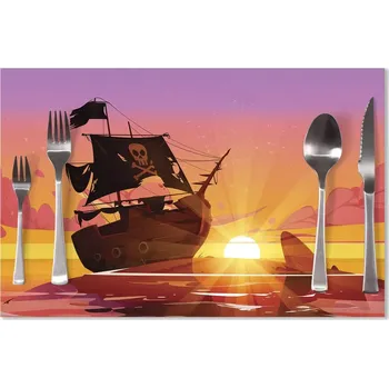prostírání Sablio Prostírání Pirátská loď při západu slunce: 40x30cm