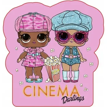 Polštář LOL Surprise polštář ve tvaru kina, dekorativní polštář 31x38 cm