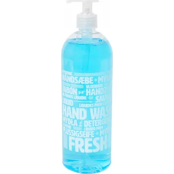 Mýdlo PARFÉMOVANÉ MÝDLO GEL NA RUCE V TEKUTÉM STAVU S DÁVKOVAČEM FRESH EKO NÁPLŇ 900ml