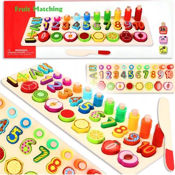 Dřevěná hračka Dřevěný třídič – logická a dovednostní hračka