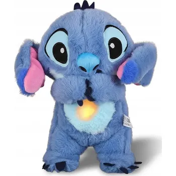 plyšák Stitch Šumící Medvídek Dýchající Plyšák Uklidňující Plyšová Hračka Šumí Dýchá Modrá