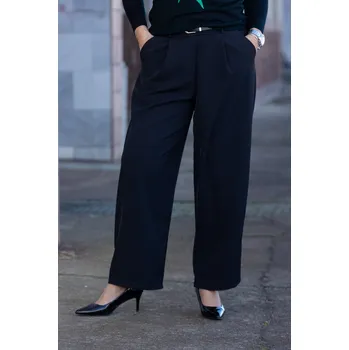 Dámské kalhoty LUX LUNA Elegantní kalhoty RAUL Barva: Černá, Velikost: UNI: M-XL