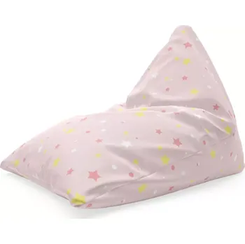Sedací pytel Sablio Sedací vak Triangl Hvězdy a puntíky: 120 x 100 x 100 cm