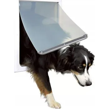 Dvířka pro psa Kyvné dveře Trixie 39 x 45 cm bílé