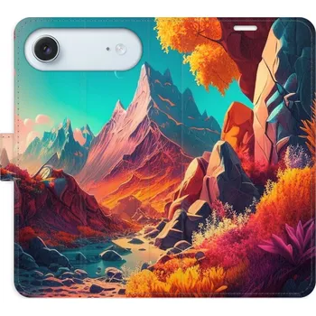 Pouzdro na mobilní telefon Flipové pouzdro iSaprio - Colorful Mountains - iPhone 17 Air