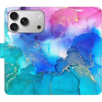 Pouzdro na mobilní telefon Flipové pouzdro iSaprio - BluePink Paint - iPhone 17 Pro