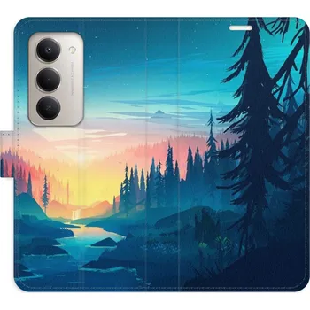 Pouzdro na mobilní telefon Flipové pouzdro iSaprio - Magical Landscape - Xiaomi Redmi 15 5G