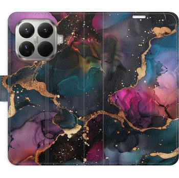 Pouzdro na mobilní telefon Flipové pouzdro iSaprio - Dark Marble - Xiaomi 15T Pro