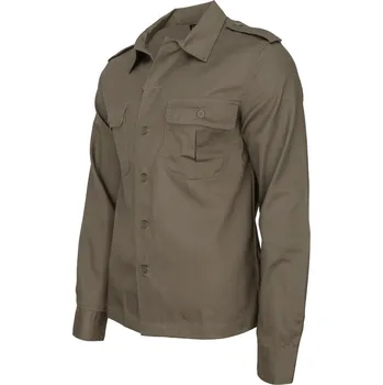 Brandit pánská košile US Shirt s dlouhým rukávem, volný střih, bavlna, velikost XL