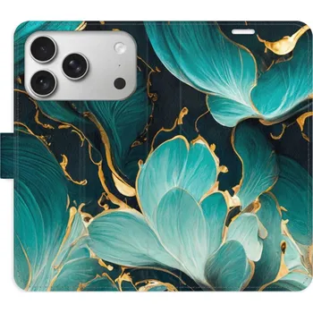 Pouzdro na mobilní telefon Flipové pouzdro iSaprio - Blue Flowers 02 - iPhone 17 Pro