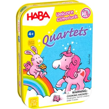 Desková hra HABA Magický Jednorožec: Kvarteto v Kovové Krabici