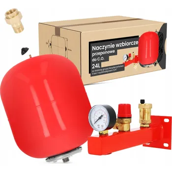 Expanzní nádoba Expanzní nádoba pro topení 24L, skupina s rychlospojkou 3/4"