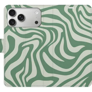 Pouzdro na mobilní telefon Flipové pouzdro iSaprio - Zebra Green 02 - iPhone 17 Pro Max