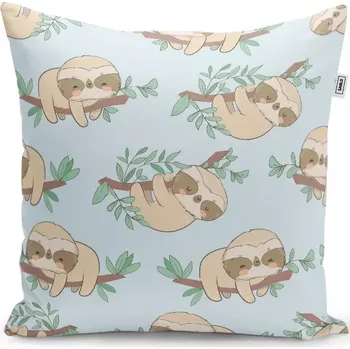 Polštář Sablio Polštář Lenochodi na větvi - 40x40 cm