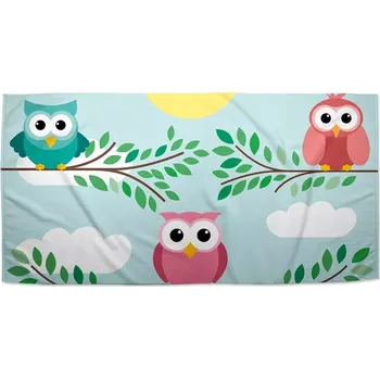 Osuška Sablio Ručník Sovičky - 50x100 cm